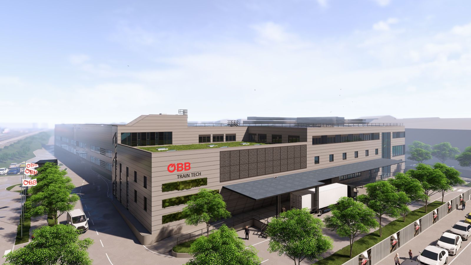 © ÖBB/ Specht Kalleja + Partner Architekten Instandhaltungshalle Floridsdorf
